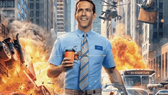 Temperatura Máxima exibe hoje o filme Free Guy: Assumindo o Controle