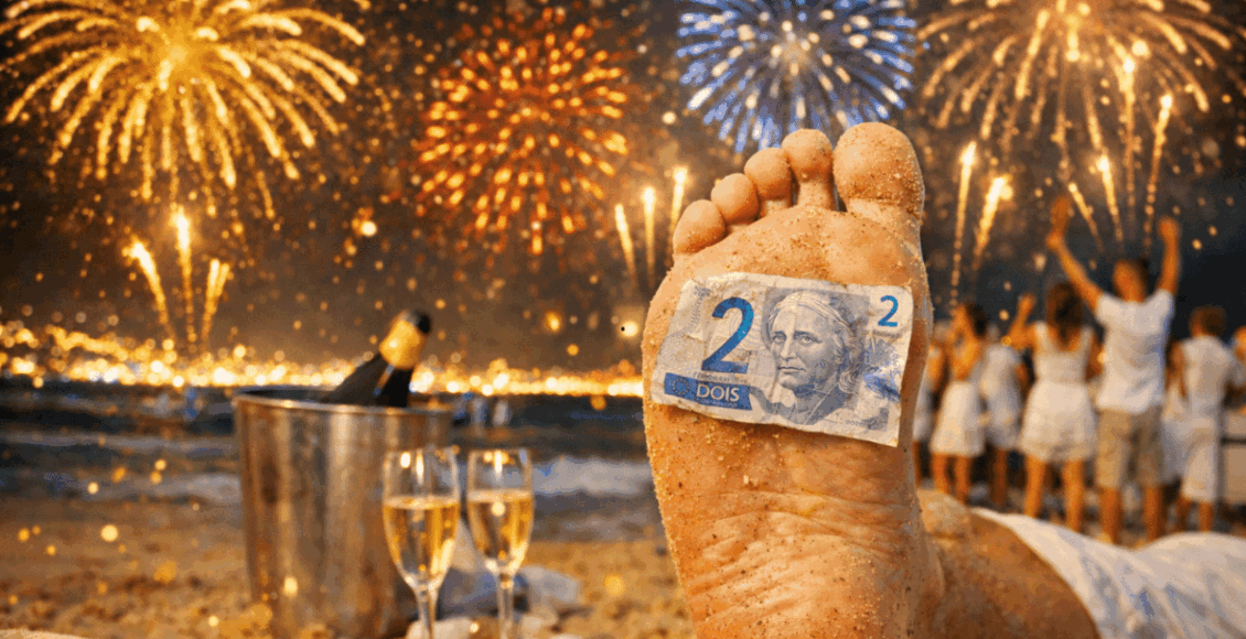 como fazer a simpatia dos dois reais no pé