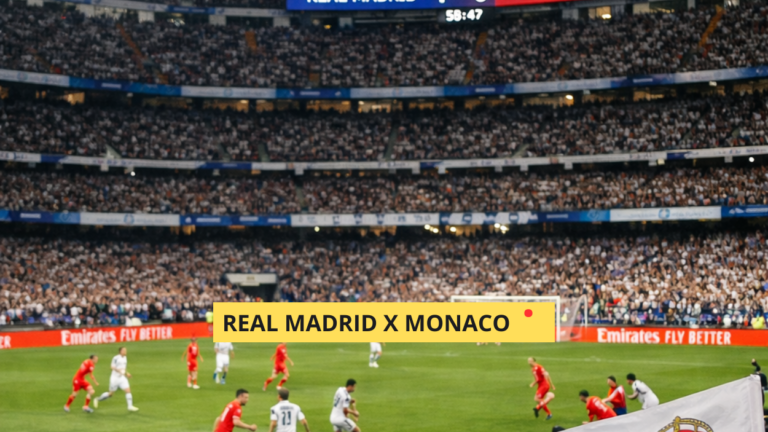 Onde vai passar o jogo do Real Madrid x Monaco na Liga dos Campeões hoje