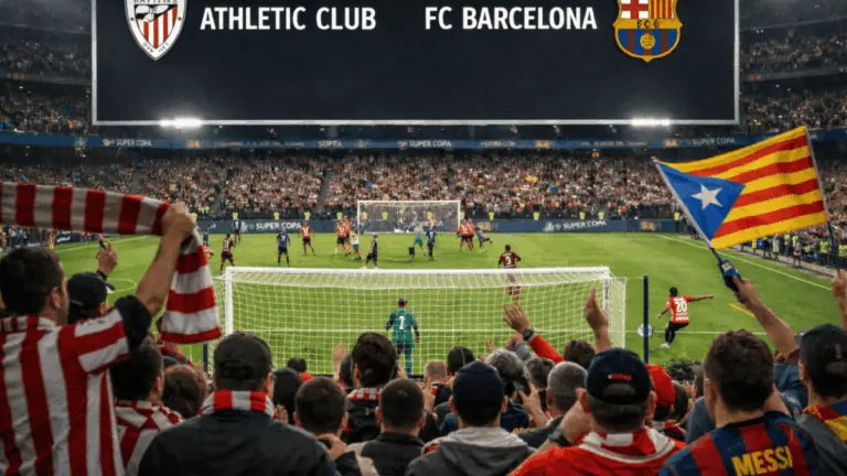 Onde assistir Athletic Club x Barcelona da semifinal da Supercopa