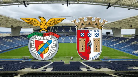 Onde assistir o jogo do Benfica x Braga na semifinal da Taça Portugal