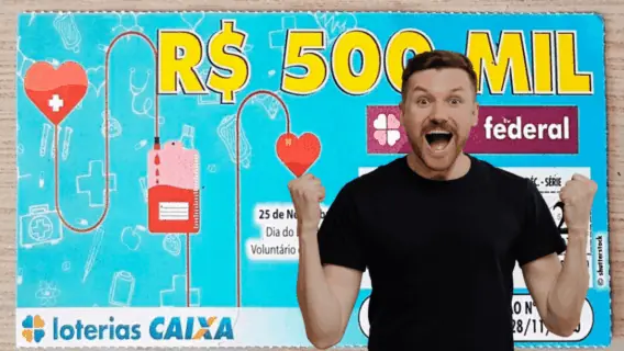 Quanto ganha se acertar 2 números na Loteria Federal?