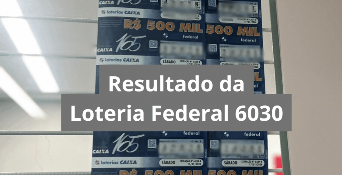 Resultado da Loteria Federal 6030D
