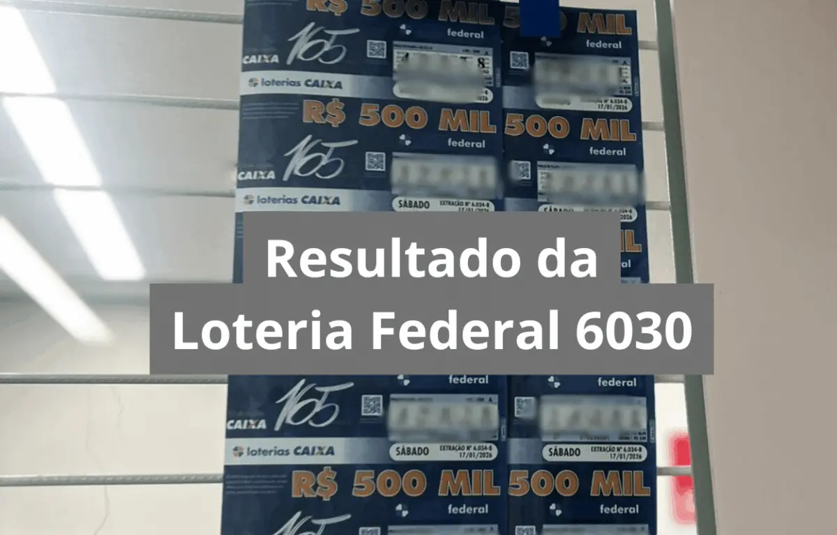 Resultado da Loteria Federal 6030D