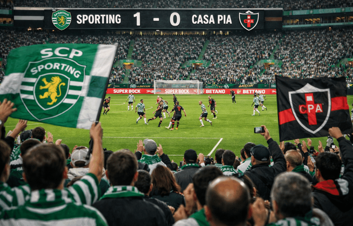 Em qual canal vai passar Sporting x Casa Pia em jogo da Liga hoje - DCI