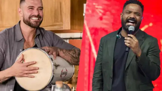 Hoje tem festa no BBB 26 com Diogo Nogueira e Arlindinho