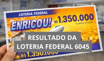 Resultado da loteria Federal hoje 6045