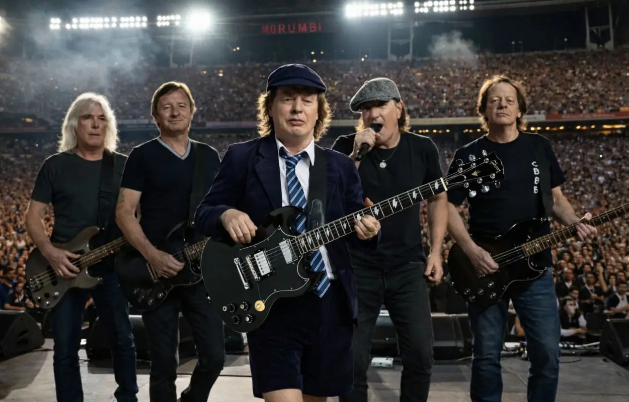 Que horas começa o Show do AC/DC