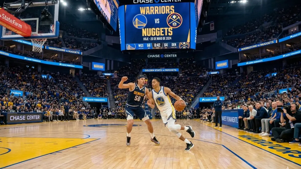 NBA onde assistir Nuggets x Warriors hoje