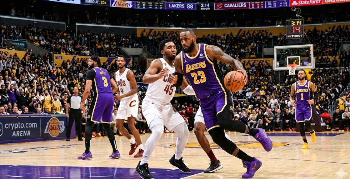 Onde assistir ao jogo Lakers x Cavaliers