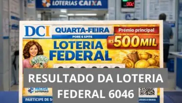 Resultado da Loteria Federal hoje 6046 de quarta (04/03/26)