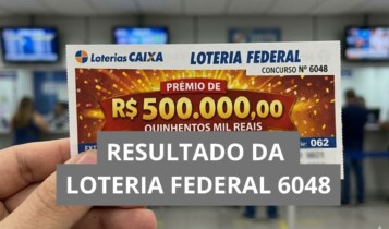 Resultado da loteria Federal hoje 6048