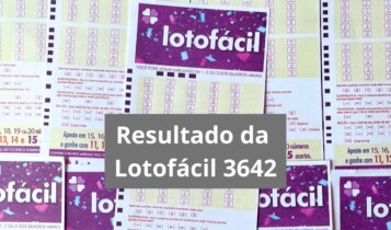 Resultado da Lotofácil 3642