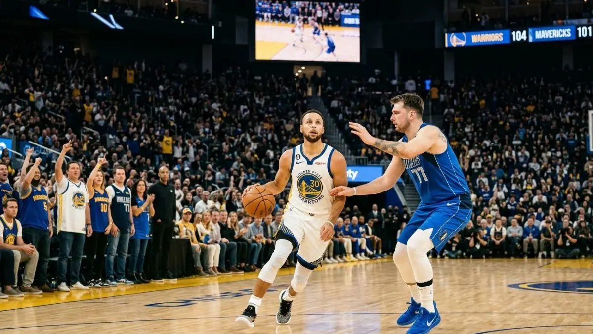 Warriors hoje x Mavericks