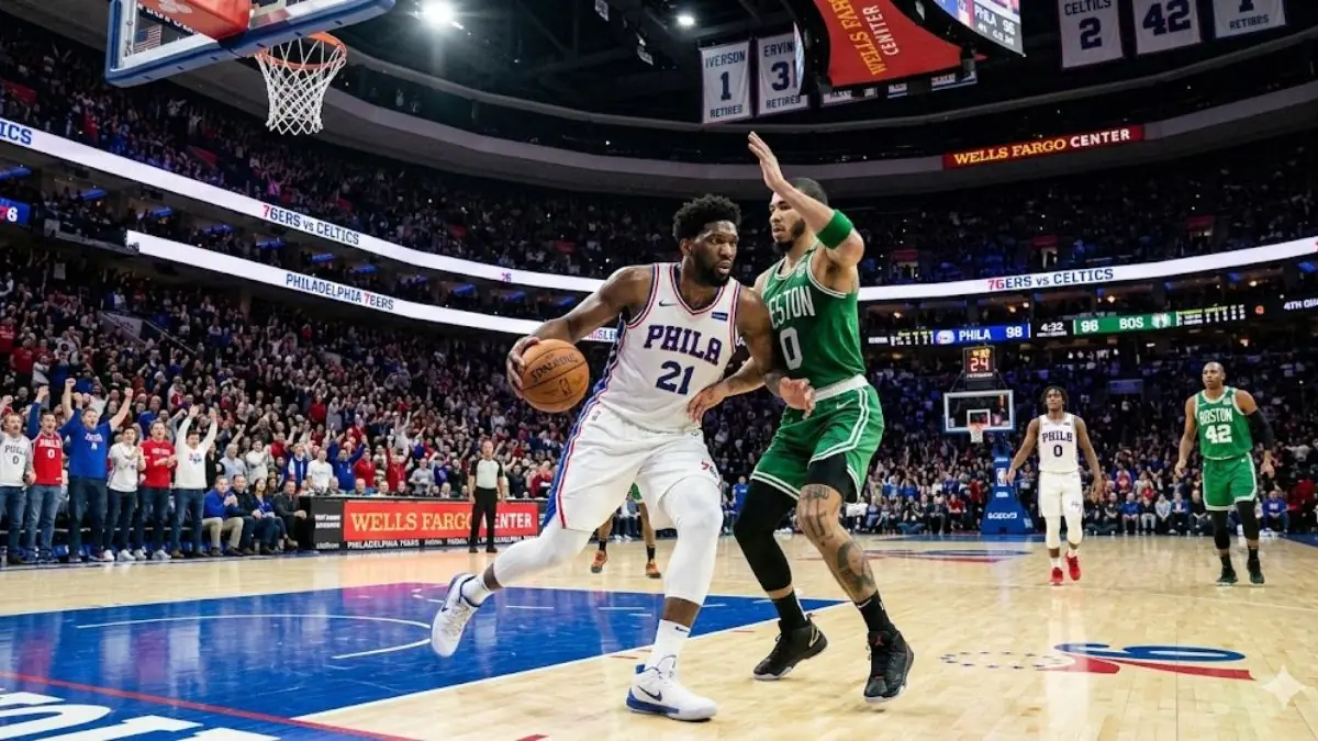 jogo do 76ers x Celtics