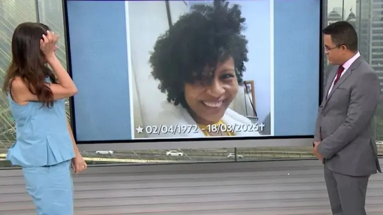 Sabrina Simonato chora ao vivo com morte de produtora da Globo