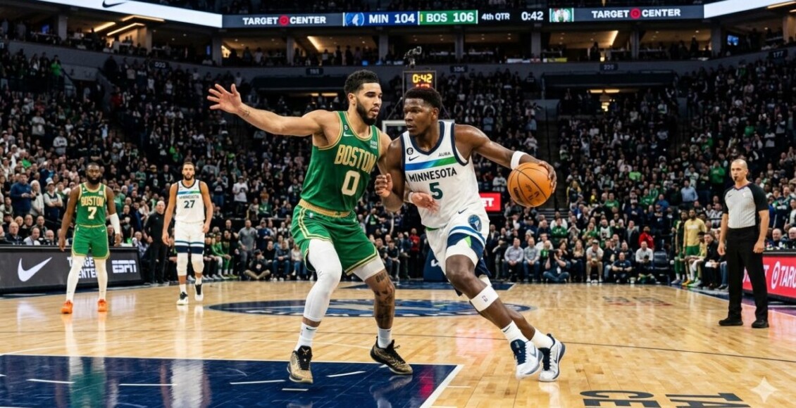 Como assistir ao jogo Timberwolves x Celtics