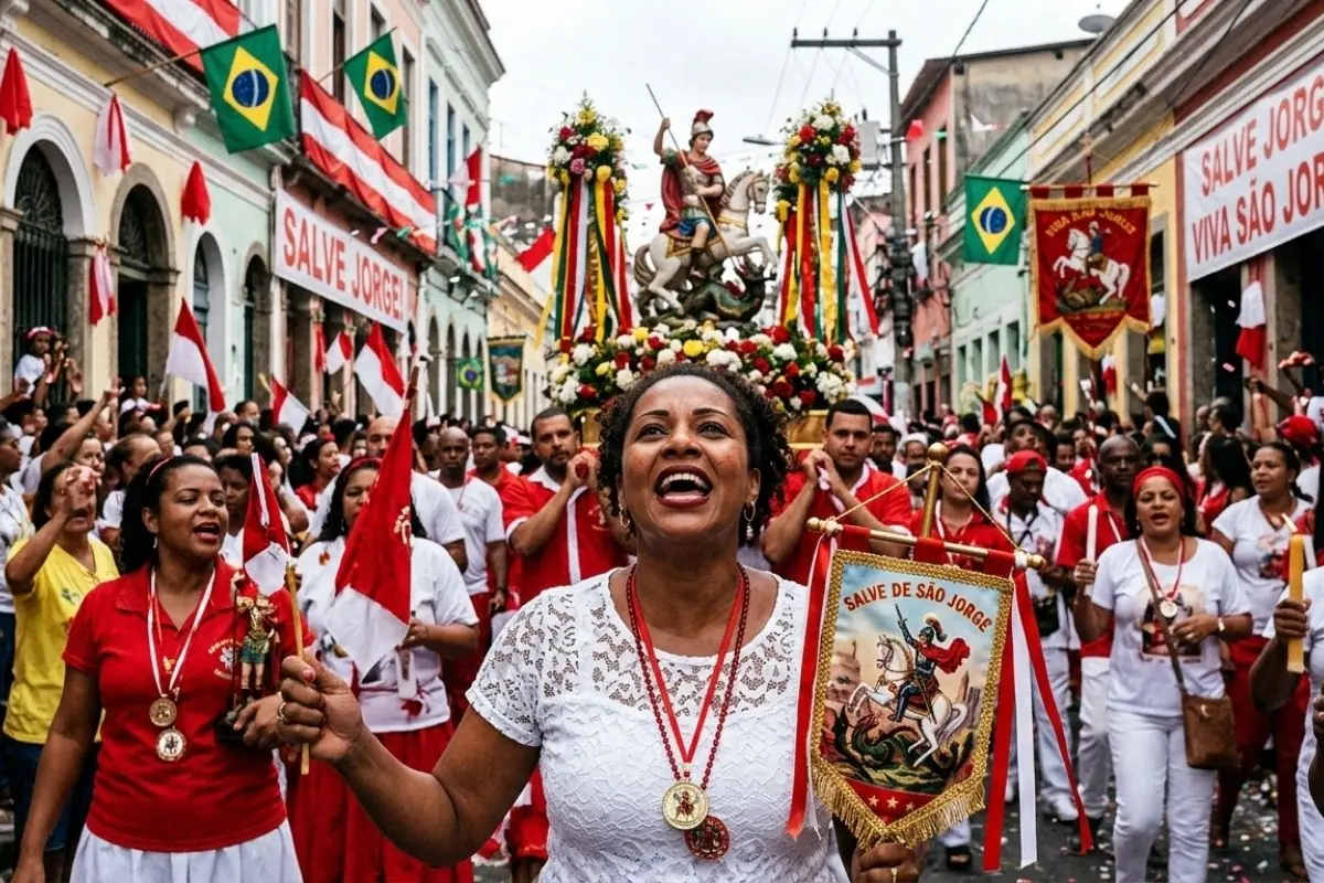 quais cidades o Dia de São Jorge é feriado