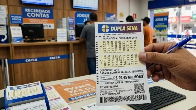 Dupla Sena hoje 2945: como foi o sorteio de quarta-feira (15/4)