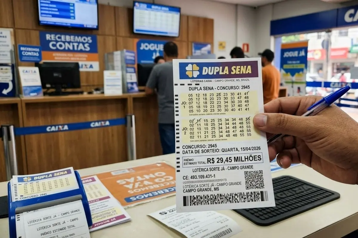 Dupla Sena hoje 2945