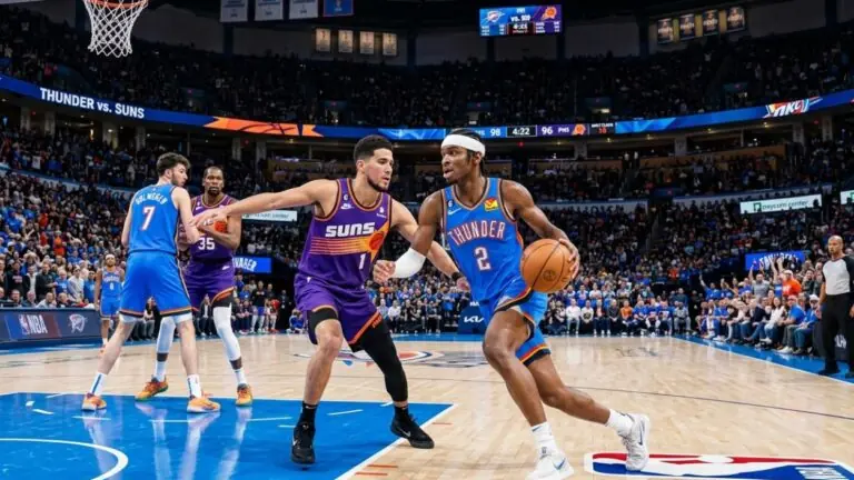 NBA: onde assistir Thunder x Suns e transmissão do jogo 1