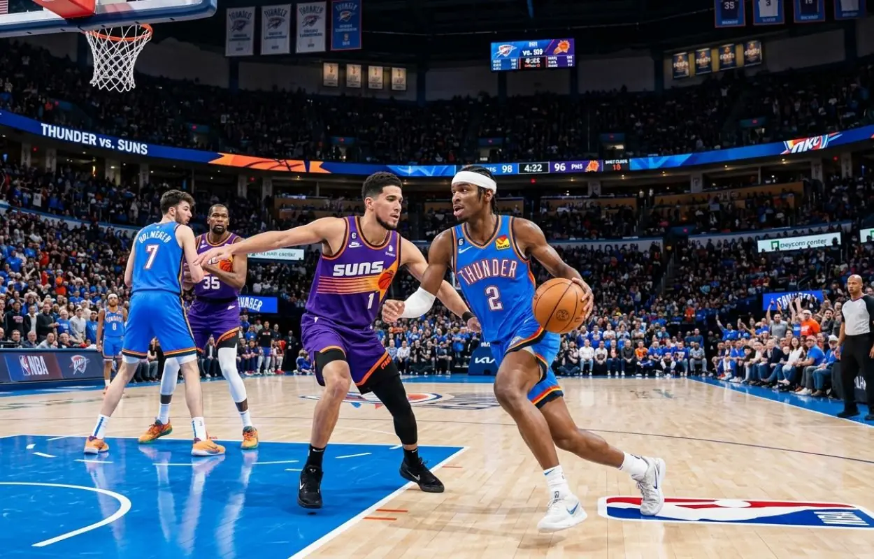 onde assistir Thunder x Suns