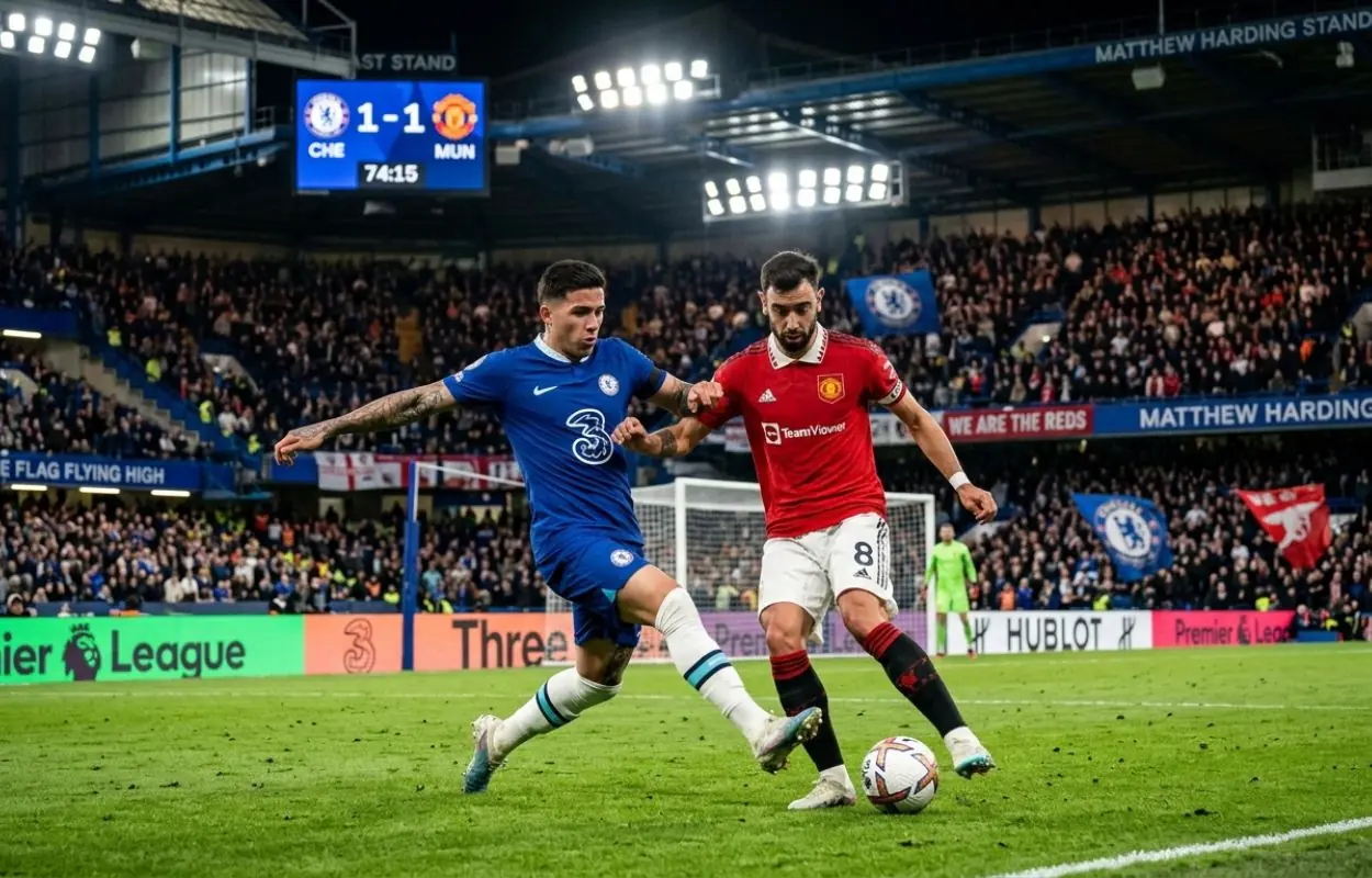 O Chelsea recebe o Manchester United