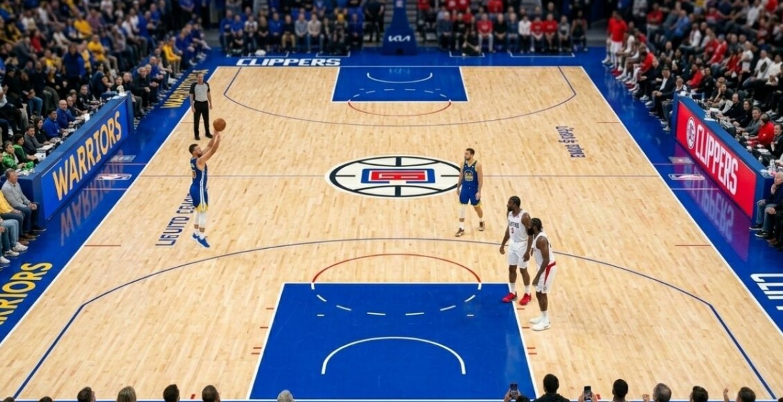 Onde assistir Warriors x Clippers hoje