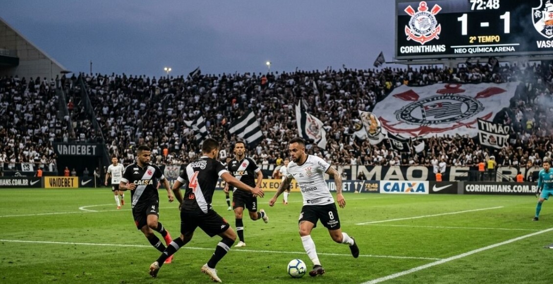 Onde vai passar o jogo do Corinthians x Vasco