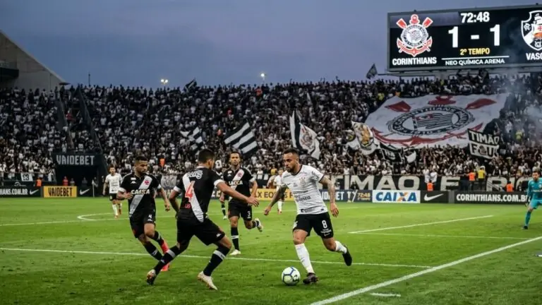 Onde vai passar o jogo do Corinthians x Vasco pelo celular nesse 26 de abril