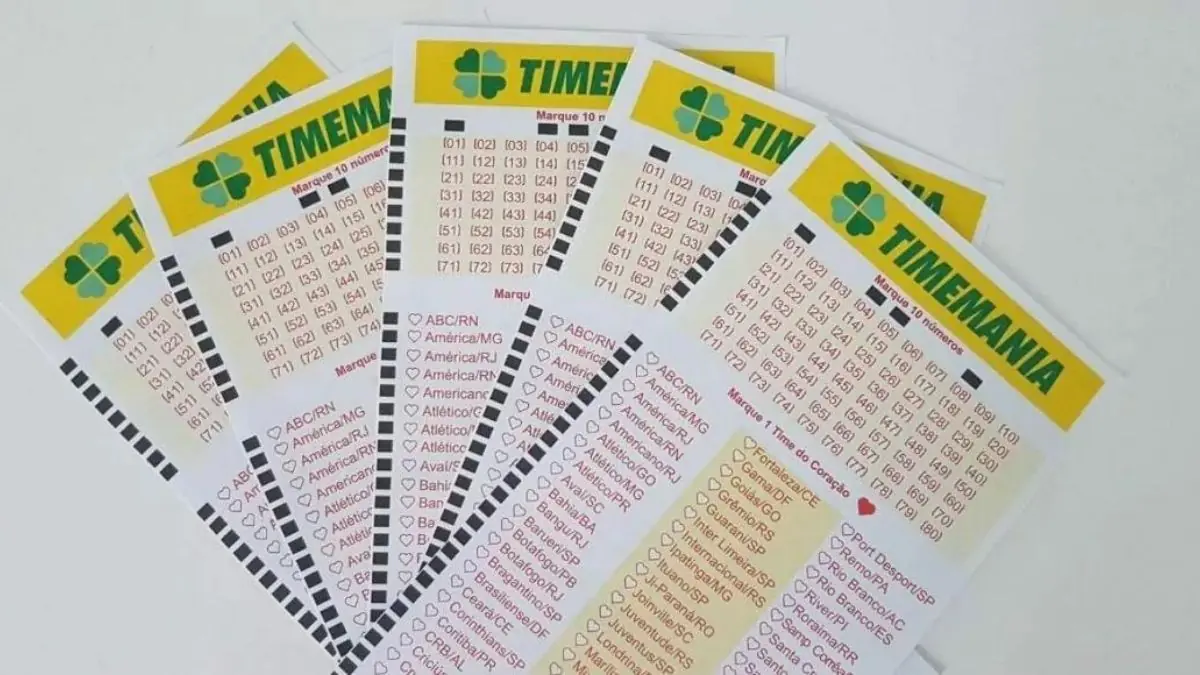 Resultados da Timemania 2384 e Dia de Sorte 1205