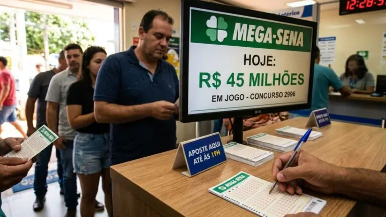 Tem Mega-Sena hoje com R$ 45 MILHÕES EM JOGO; veja como apostar