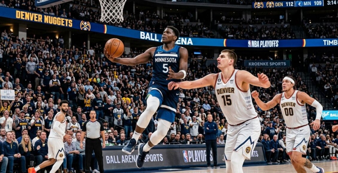 imberwolves x Nuggets no jogo 6 NBA