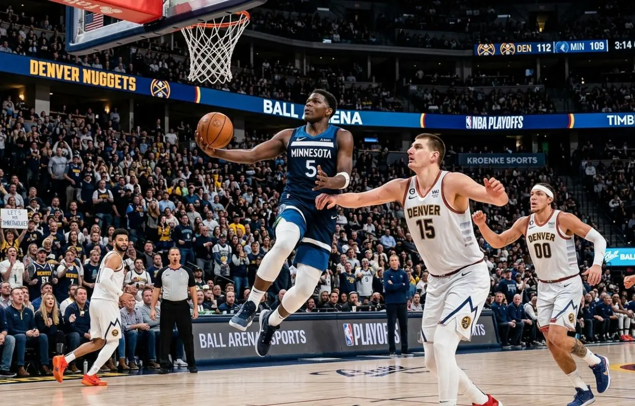 imberwolves x Nuggets no jogo 6 NBA