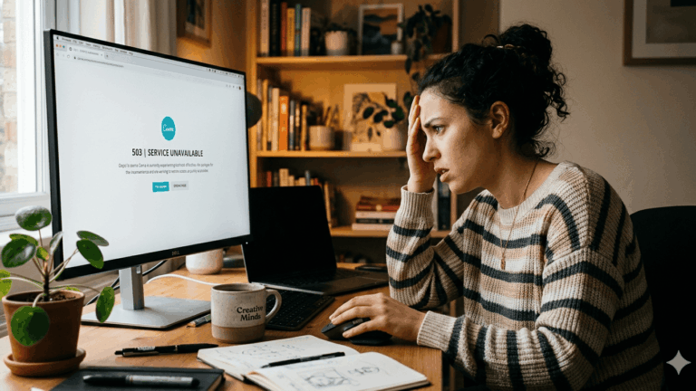 Canva fora do ar: o que aconteceu e quando vai voltar?