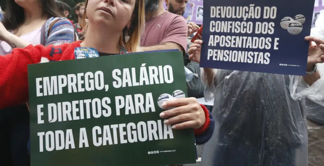 Greve dos professores em SP