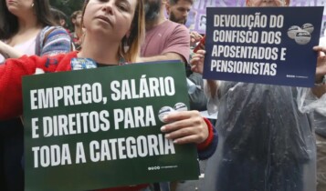Greve dos professores em SP
