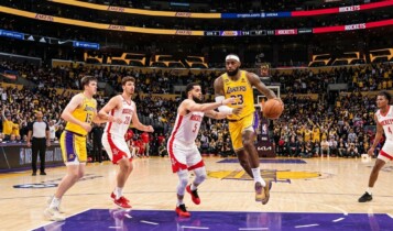 NBA: onde assistir Los Angeles Lakers x Rockets no jogo 4 dos playoffs nesse domingo