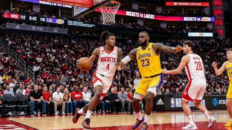 Os Rockets atropelaram os Lakers no Jogo 4 e evitaram eliminação; veja próximo jogo da NBA