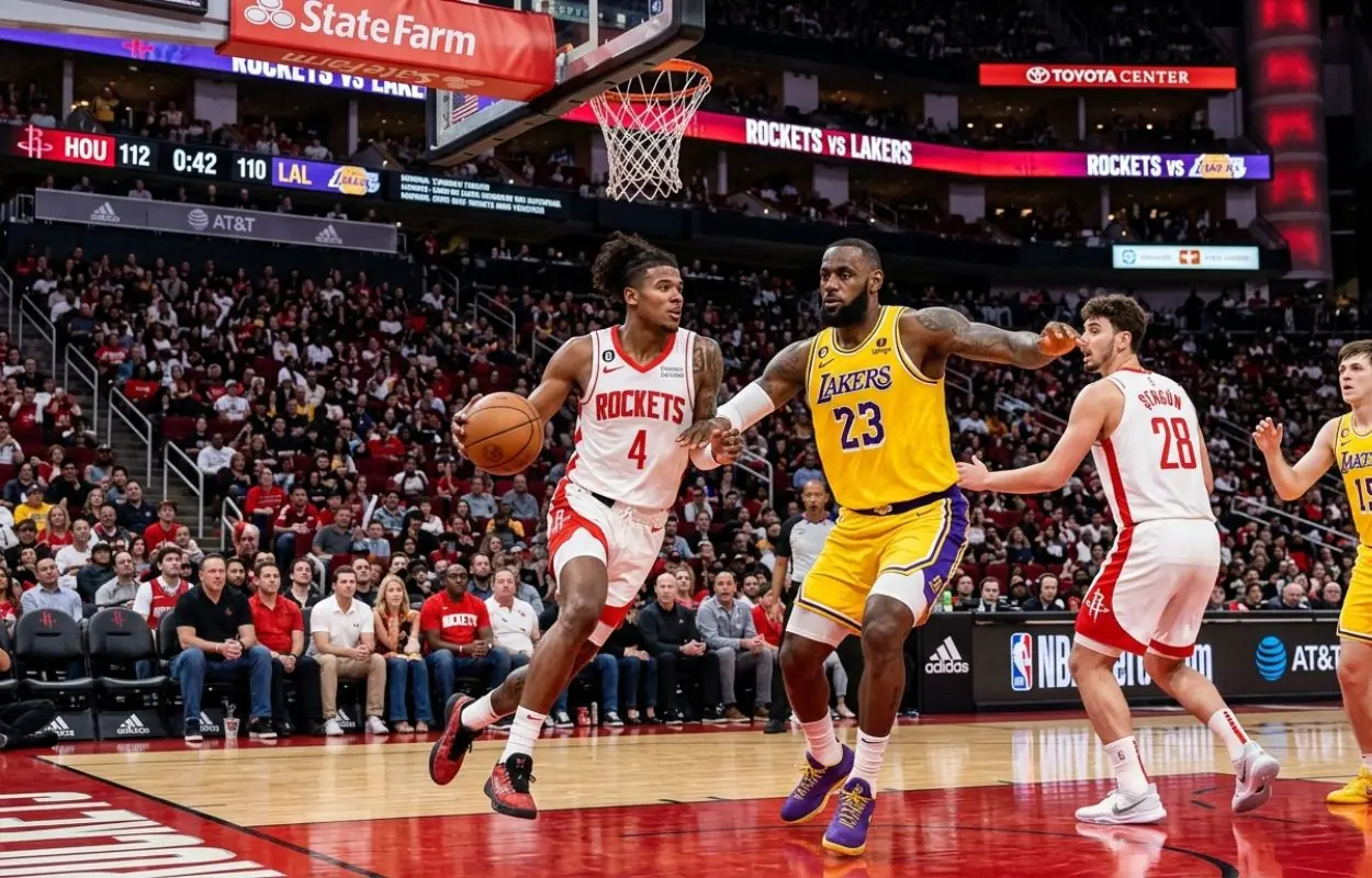 rockets Lakers