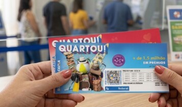 IMAGEM MOSTRA BILHETE DO Resultado da loteria Federal hoje 6061