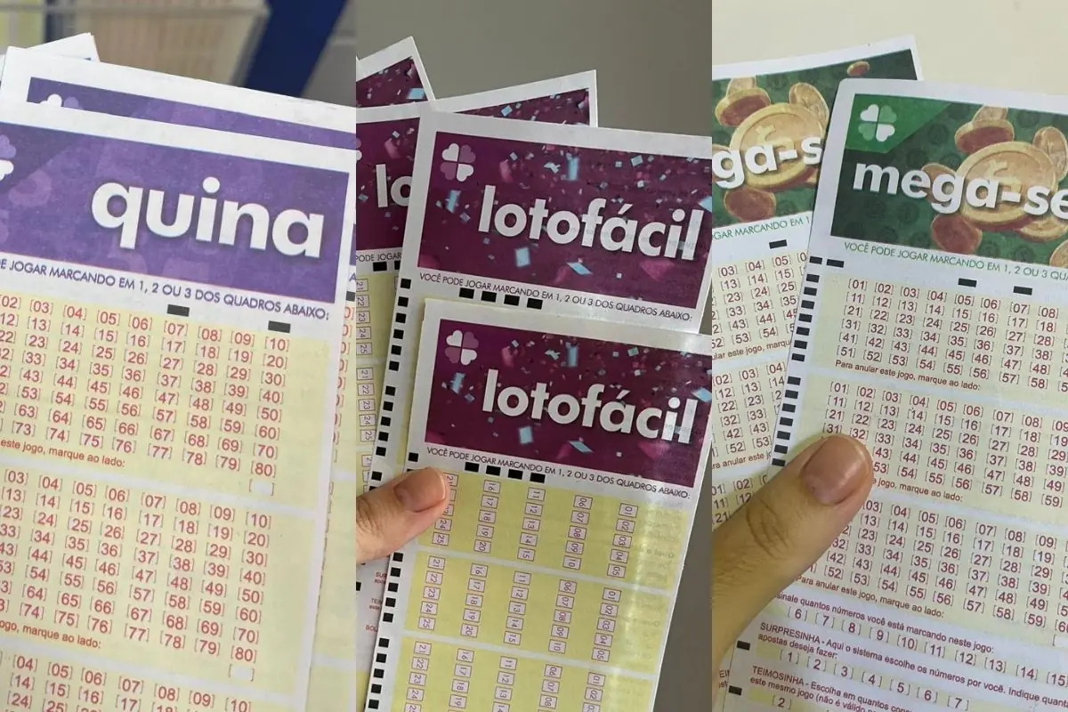 Rodada das loterias sábado tem Lotofácil, Loteria Federal e Quina