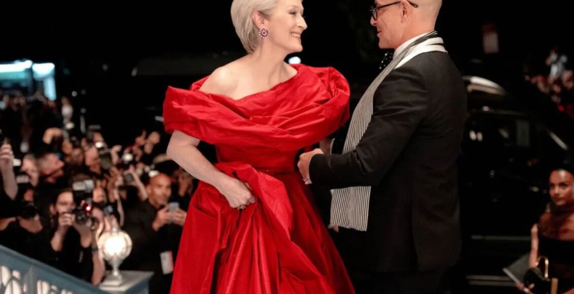 Meryl Streep e Stanley Tucci em 'O Diabo Veste Prada 2' (20th Century/Divulgação)