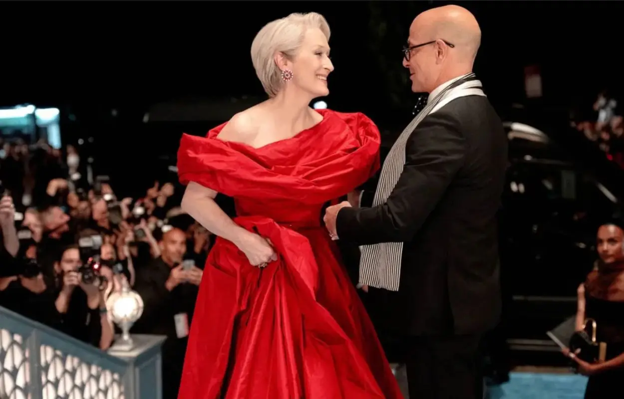 Meryl Streep e Stanley Tucci em 'O Diabo Veste Prada 2' (20th Century/Divulgação)