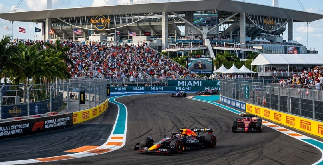 Grid de largada da Fórmula 1 em Miami