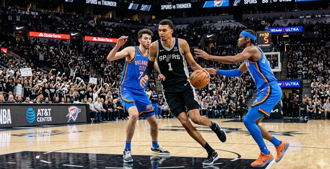 onde assistir o jogo Spurs x OKC Thunder