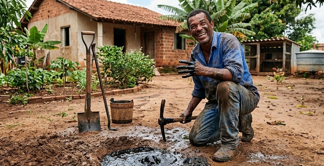 O que fazer ao encontrar petróleo no terreno