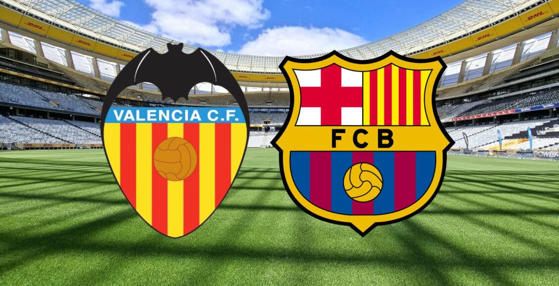 Onde vai passar Valencia x Barcelona