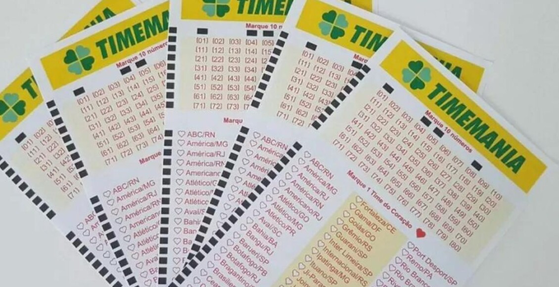 bilhetes Timemania 2387 e Dia de Sorte 1208