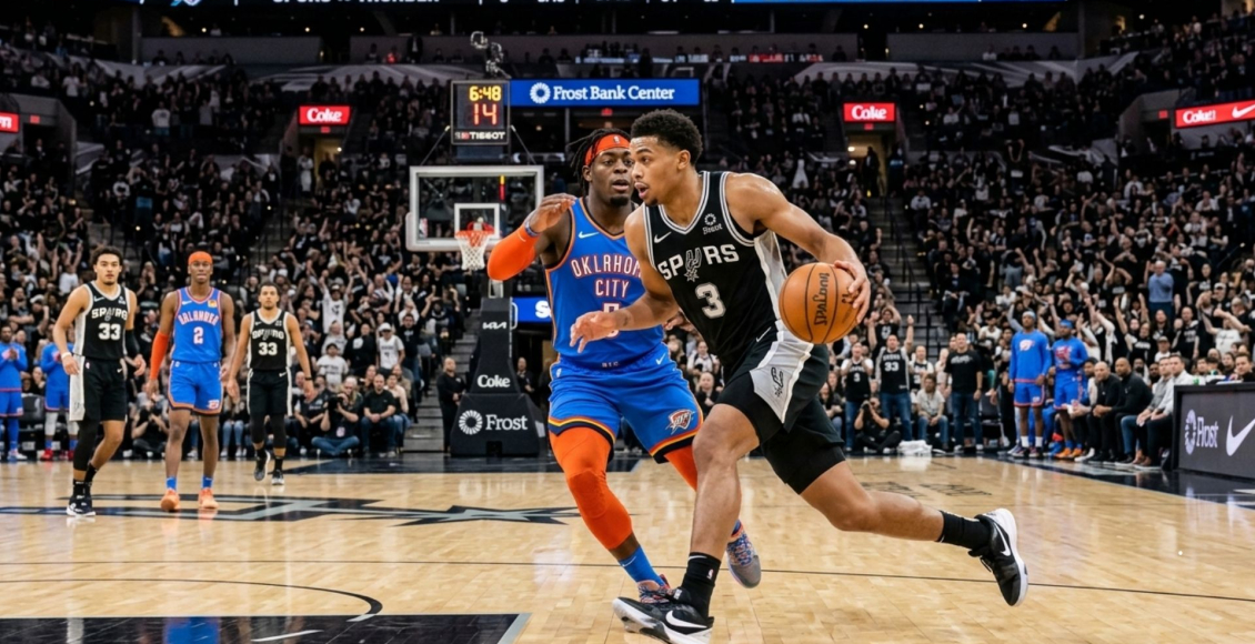 San Antonio Spurs x OKC Thunder Onde assistir